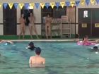 ロケットおっぱい20人！マイクロビキニで巨乳だらけの水泳大会2012