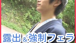 サムネイル 浴衣に着替えて道中露出と強制フェラチオ!!