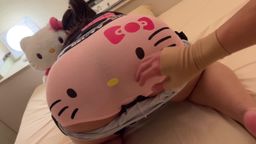 サムネイル 【無】#ぽっちゃり　#中出し　#マンカス　#デブ専　#キティ　#パジャマ　#デカ尻　#個人撮影