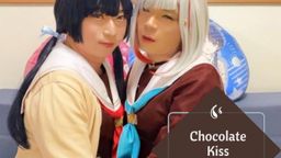サムネイル サンプル【女装】Chocolate Kiss with You ＃２　ラ〇ライブ！さやかと綴理のチョコレートKISS!!