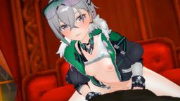 サムネイル Honkai Impact Bronya Zaychik Hentai Cowgirl Sex Creampie MMD 3D Dark Green Clothes Color Edit Smixix